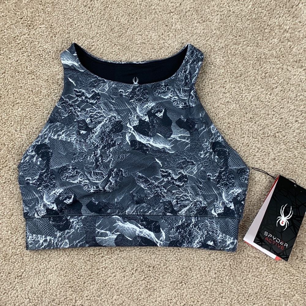 NWT Spyder racerback sports bra sz lg